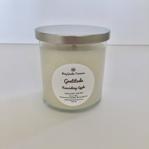 Gratitude - Nourishing Apple Soy Wax Candle